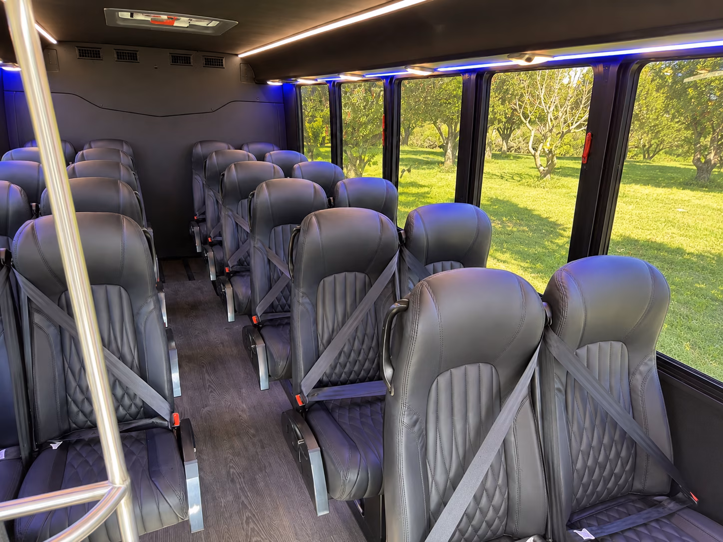 abilene 15 passenger minibus inside