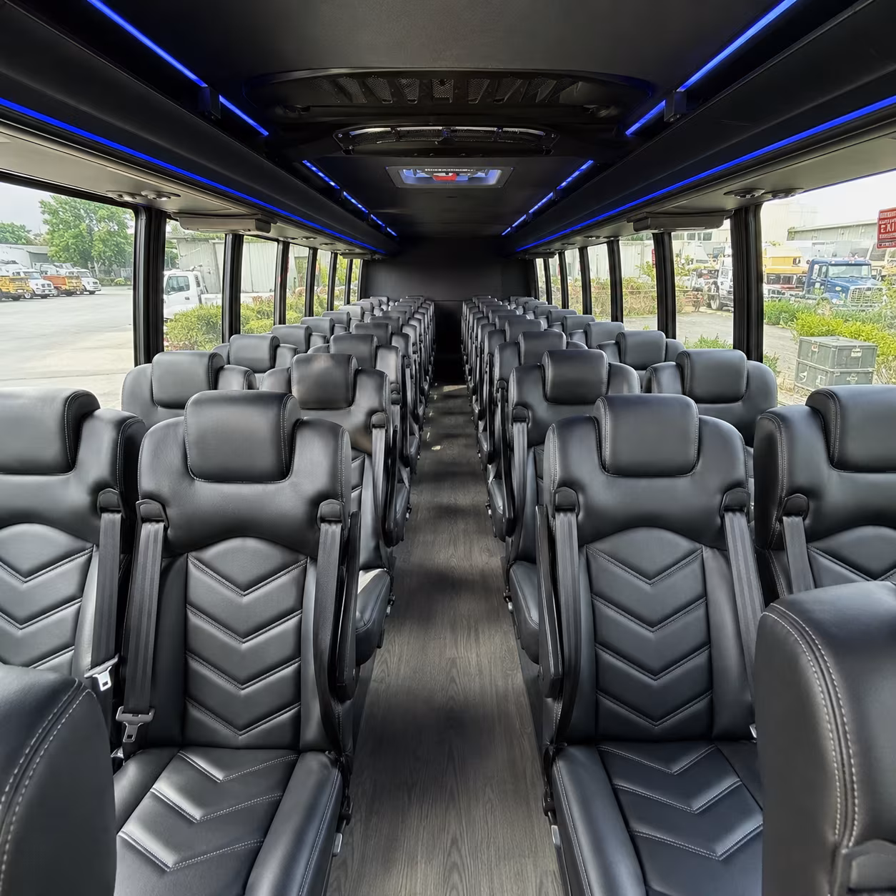 abilene 35 passenger minibus interior